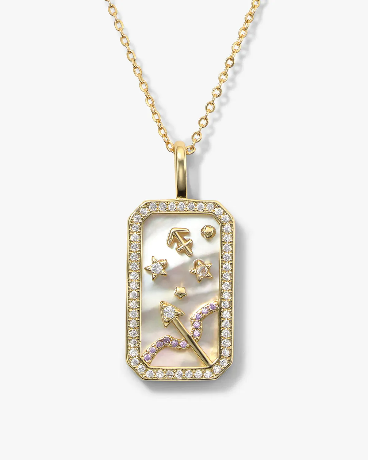 Zodiac Amulet Necklace Gold