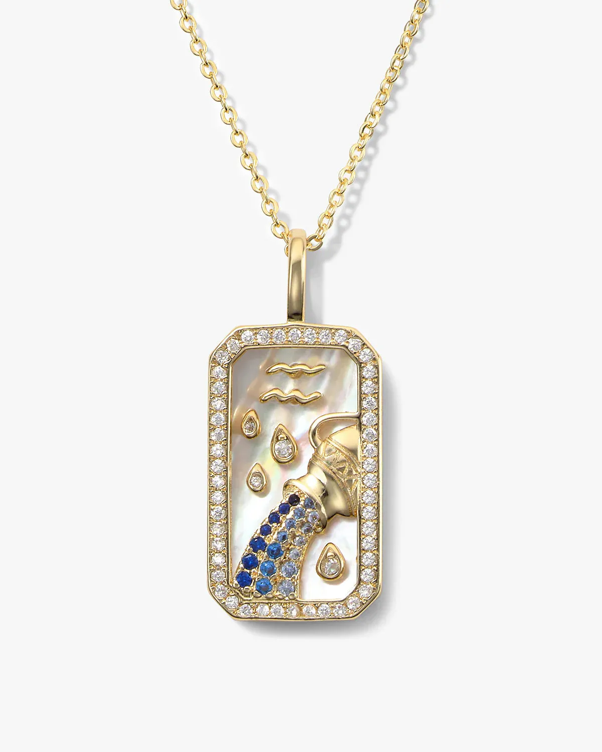 Zodiac Amulet Necklace Gold