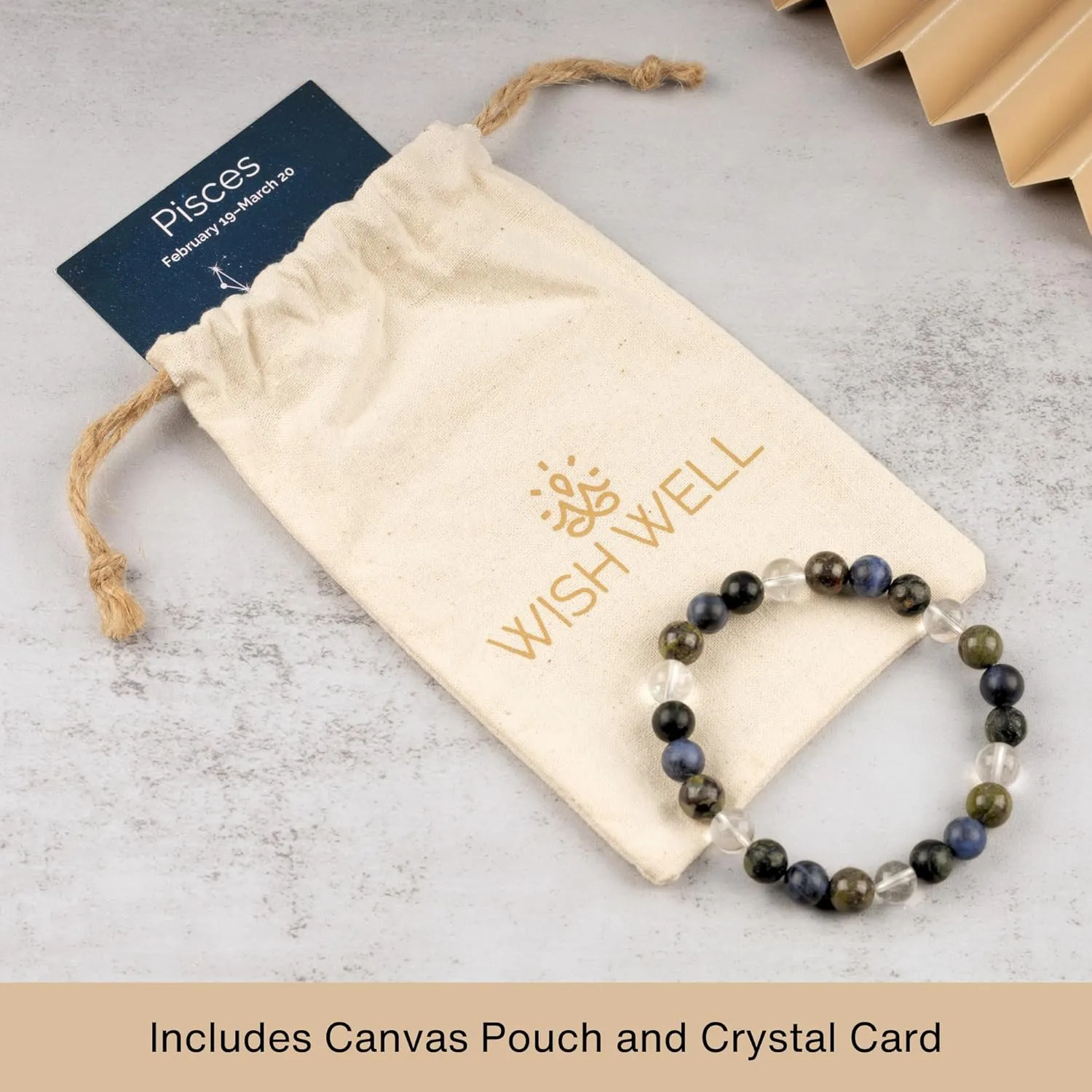 Zodiac Crystal Bracelet for Women Men - Crystals & Healing Stone Stretch Bracelet - Handmade Beaded Bracelets - Spiritual Jewelry - Protection Bracelet - Astrology Zodiac Signs -Zodiac Birthday Gifts